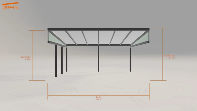 #DE Schweng Terrassenüberdachung S400 (ID w3mx7r)