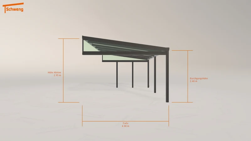 #DE Schweng Terrassenüberdachung S400 (ID w3mx7r)