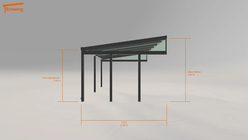#DE Schweng Terrassenüberdachung S400 (ID w3mx7r)