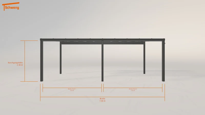 #DE Schweng Pultdachcarport S350 (ID n59p4g)