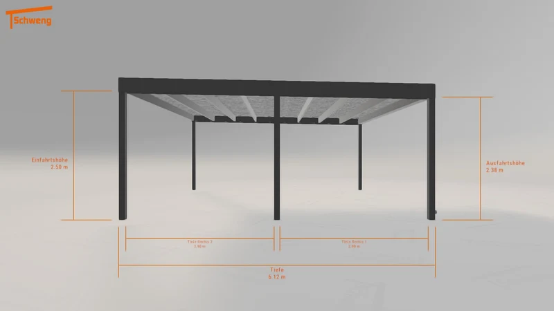 #DE Schweng Flachdachcarport C600 (ID rjxrbx) #MTG