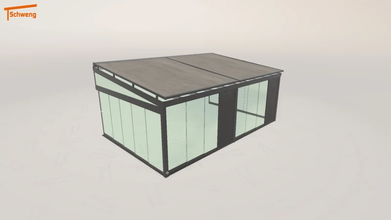 #DE Schweng Terrassenüberdachung S400 (ID 7735kj)
