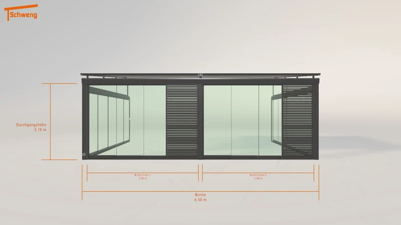 #DE Schweng Terrassenüberdachung S400 (ID 7735kj)