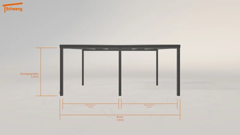 #DE Schweng Terrassenüberdachung S400 (ID ygm797)