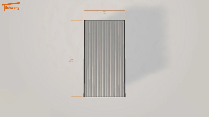 #DE Schweng Flachdachcarport C600 (ID g7vp52)