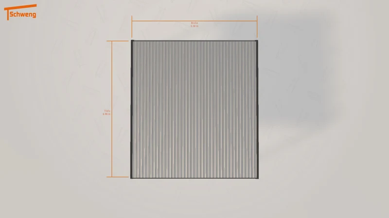 #DE Schweng Flachdachcarport C600 (ID 9w4xv7)