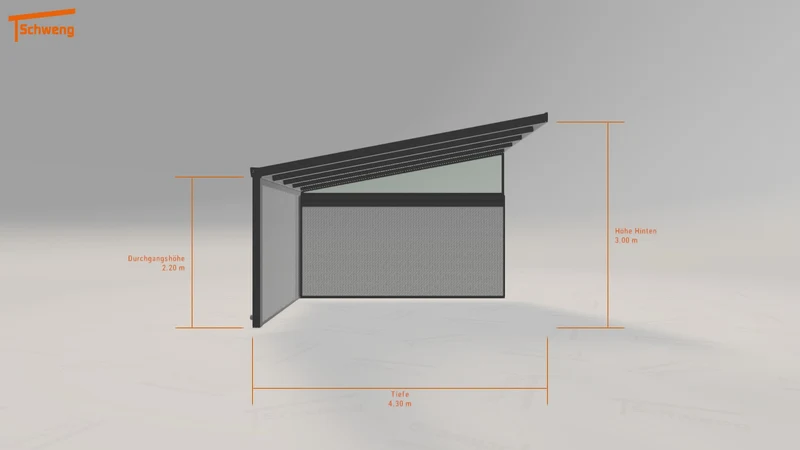 #DE Schweng Terrassenüberdachung S400 (ID jjmynw)