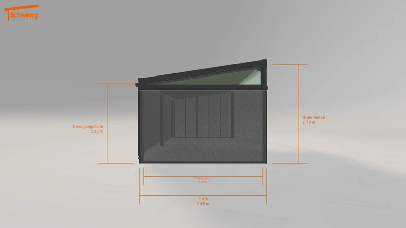 #DE Schweng Terrassenüberdachung S400 (ID dvd772)