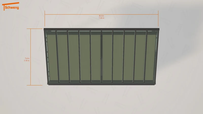 #DE Schweng Terrassenüberdachung S400 (ID dvd772)
