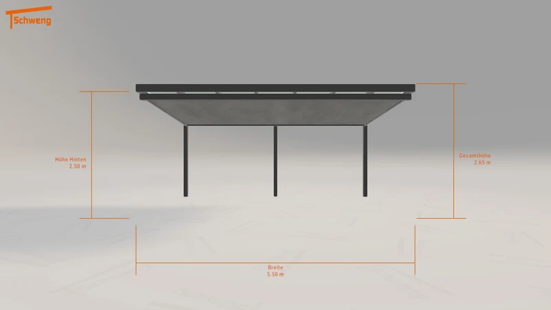 #DE Schweng Terrassenüberdachung S350 (ID pbvgby)