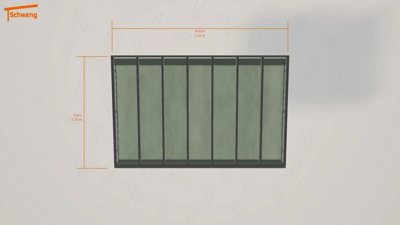 #DE Schweng Terrassenüberdachung S350 (ID pbvgby)