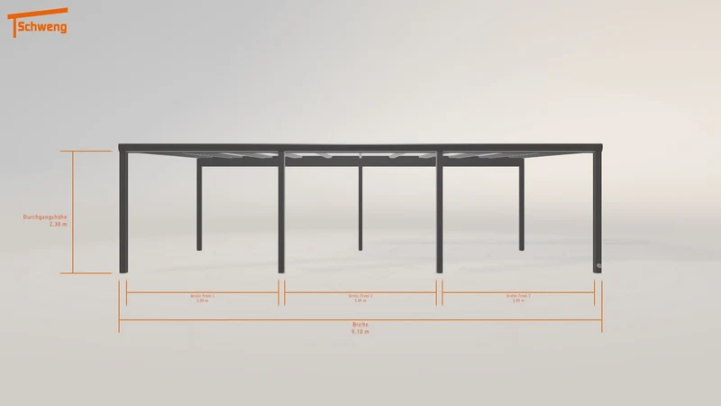 #AT Schweng Pultdachcarport S400 (ID pb5r9b) #MTG