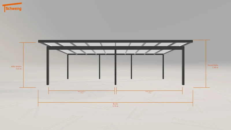 #AT Schweng Pultdachcarport S400 (ID pb5r9b) #MTG