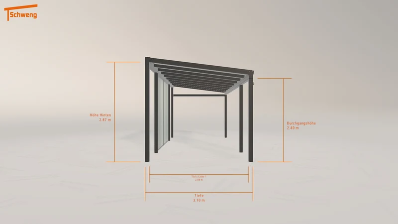 #DE Schweng Terrassenüberdachung S350 (ID rjx9yx)