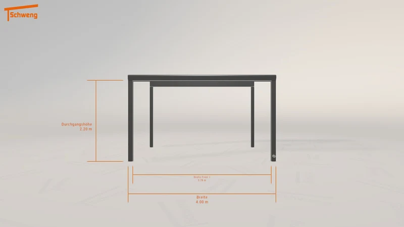 #DE Schweng Terrassenüberdachung S400 (ID dvdb3q)
