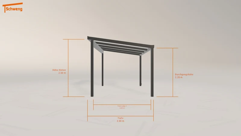 #DE Schweng Terrassenüberdachung S400 (ID dvdb3q)
