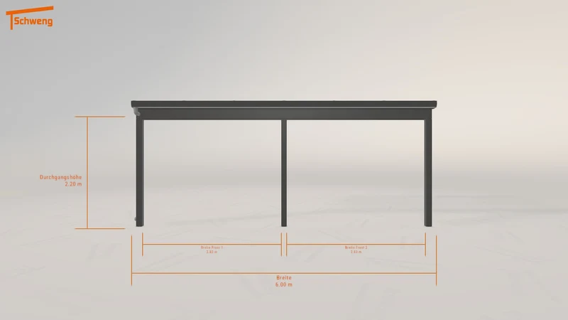#DE Schweng Pultdachcarport S350 (ID zb92k9)