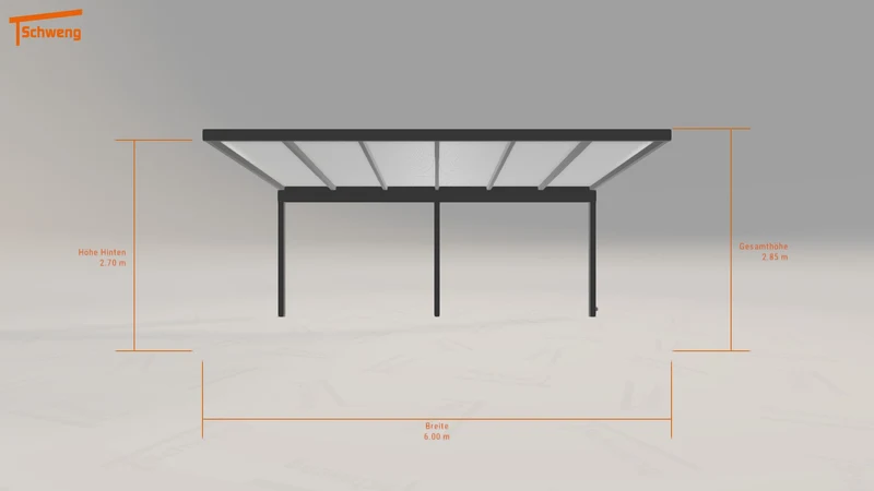 #DE Schweng Pultdachcarport S350 (ID zb92k9)