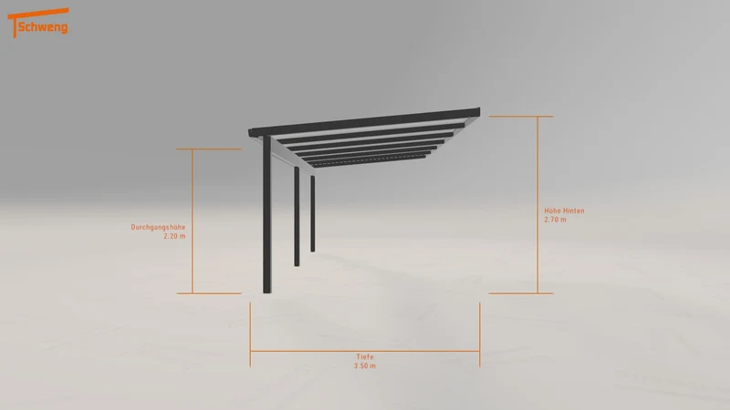 #DE Schweng Pultdachcarport S350 (ID zb92k9)