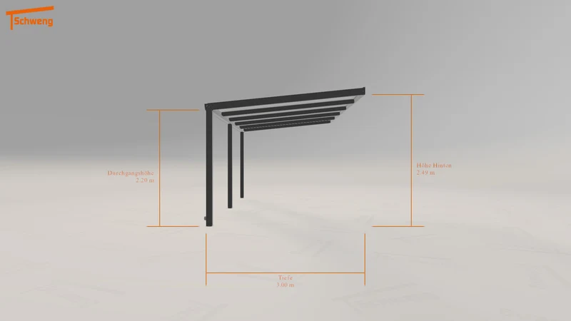 #DE Schweng Terrassenüberdachung S350 (ID w3mbp4)