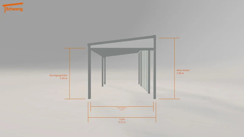 #DE Schweng Pultdachcarport S350 (ID zb3b3v) #MTG