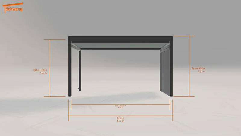 #DE Schweng Terrassenüberdachung S350 (ID x7z74j)