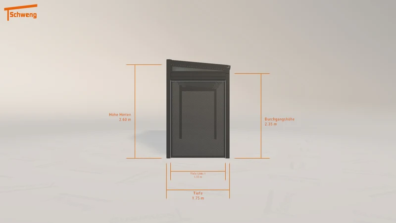 #DE Schweng Terrassenüberdachung S350 (ID x7z74j)