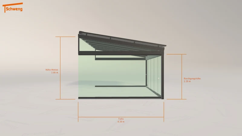 #AT Schweng Terrassenüberdachung S400 (ID v424gb)