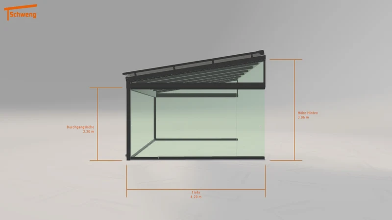 #AT Schweng Terrassenüberdachung S400 (ID v424gb)