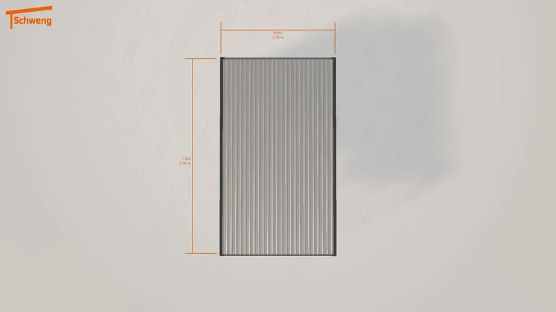 #DE Schweng Flachdachcarport C600 (ID 9w4k34)