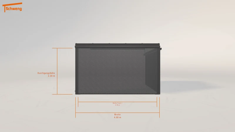 #DE Schweng Terrassenüberdachung S350 (ID k2dn8z)