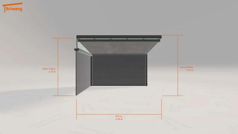 #DE Schweng Terrassenüberdachung S350 (ID k2dn8z)