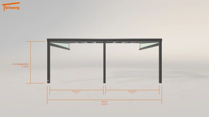 #DE Schweng Terrassenüberdachung S400 (ID w3mzvy)