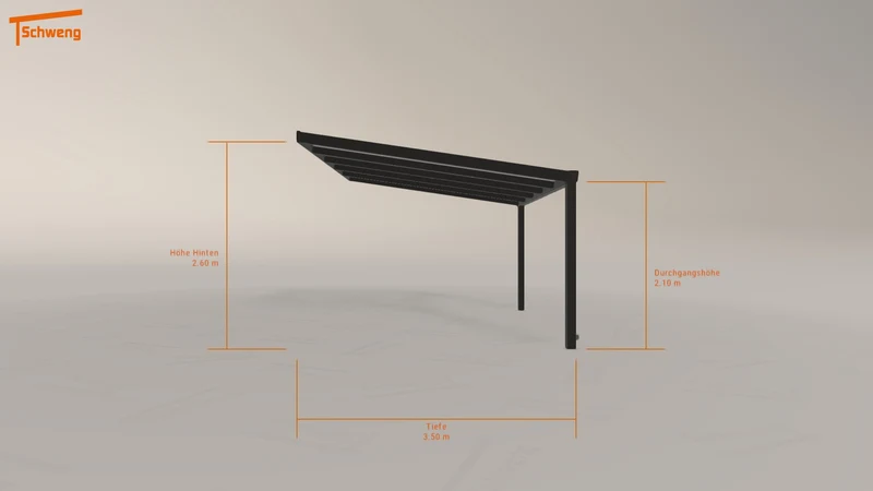 #DE Schweng Terrassenüberdachung S400 (ID jjmvk9)