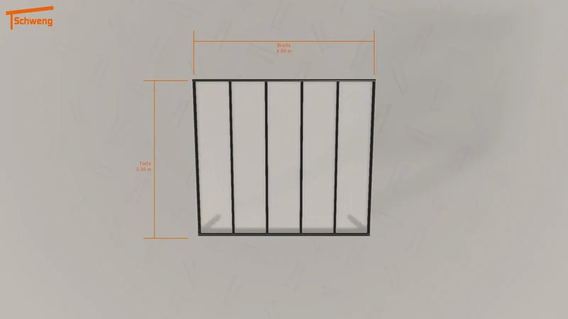 #DE Schweng Terrassenüberdachung S400 (ID jjmvk9)