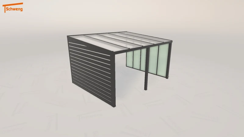 #DE Schweng Terrassenüberdachung S350 (ID k2dxgq)