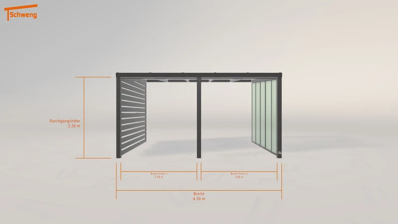 #DE Schweng Terrassenüberdachung S350 (ID k2dxgq)