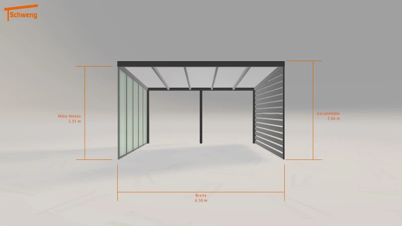 #DE Schweng Terrassenüberdachung S350 (ID k2dxgq)