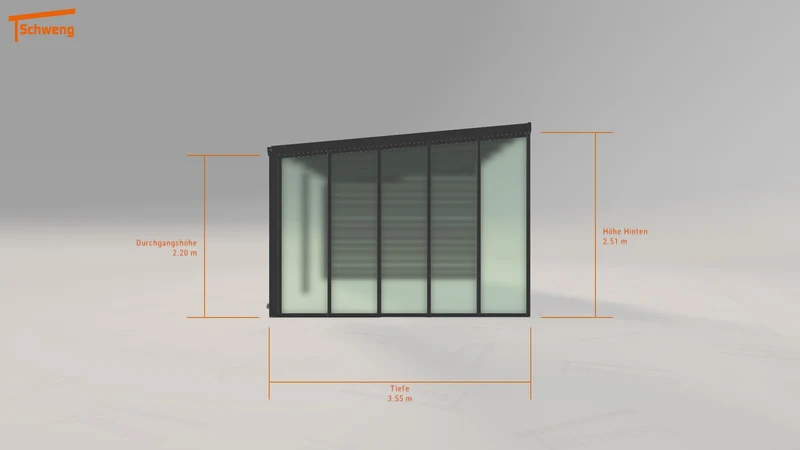 #DE Schweng Terrassenüberdachung S350 (ID k2dxgq)