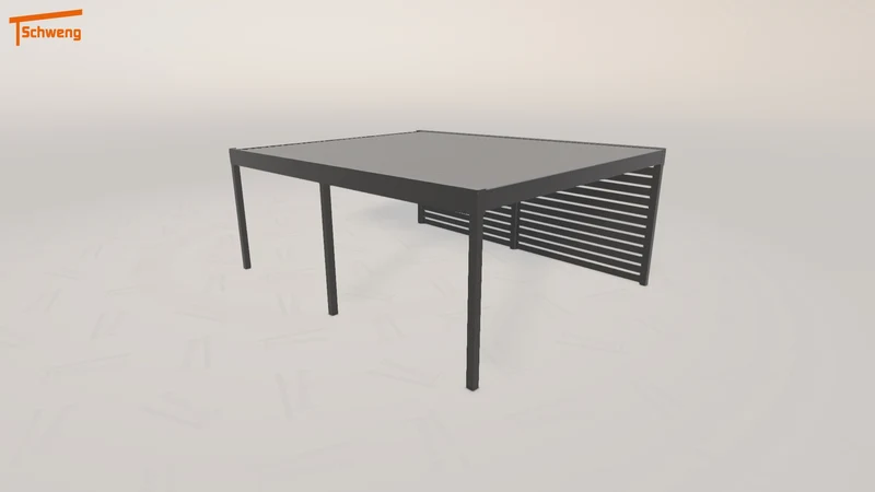 #DE Schweng Flachdachcarport C600 (ID ygmj8r) #MTG