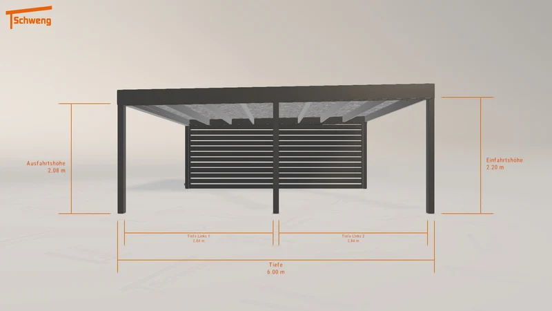 #DE Schweng Flachdachcarport C600 (ID ygmj8r) #MTG