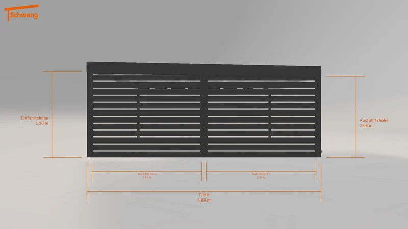 #DE Schweng Flachdachcarport C600 (ID ygmj8r) #MTG