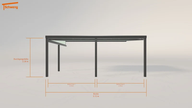 #DE Schweng Terrassenüberdachung S400 (ID w3mx2r)