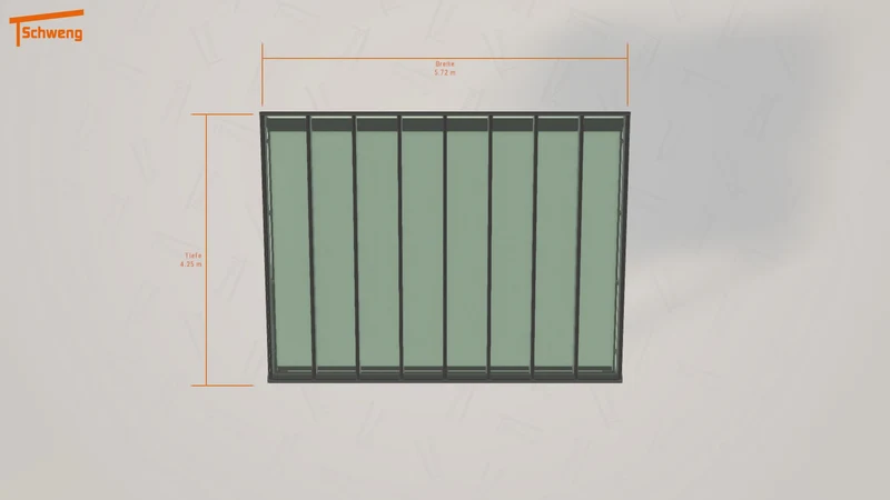 #DE Schweng Terrassenüberdachung S400 (ID w3mx2r)