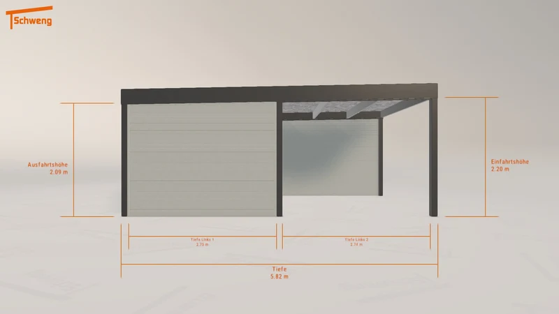 #CH Schweng Flachdachcarport C600 (ID 9w4vy3) #MTG
