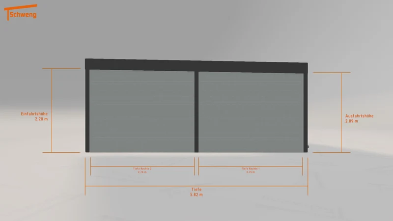 #CH Schweng Flachdachcarport C600 (ID 9w4vy3) #MTG