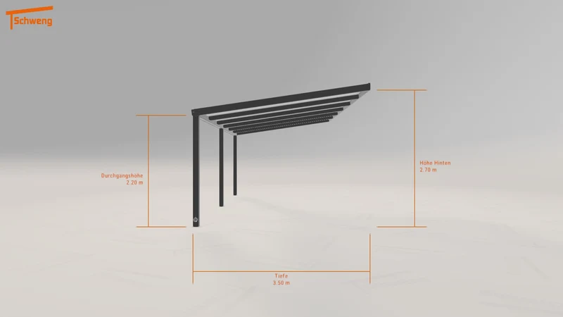 #DE Schweng Terrassenüberdachung S350 (ID pb5p92)