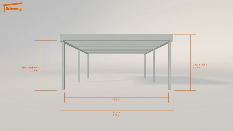 #DE Schweng Flachdachcarport C600+ (ID 5mrkwz) #MTG