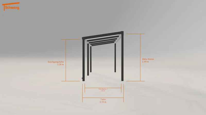 #DE Schweng Terrassenüberdachung S350 (ID 42q8z2)
