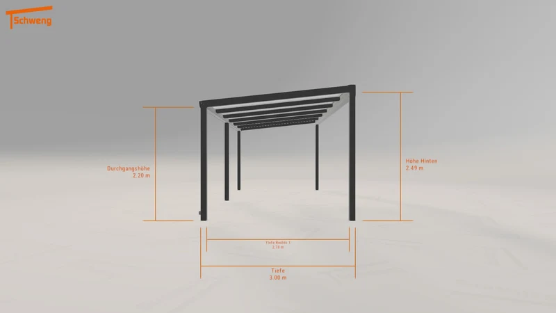 #DE Schweng Terrassenüberdachung S350 (ID rjxbwp)